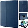 doupi Deluxe FlipCase per iPad PRO (12,9 Pollici) 2015/2017, Protezione Custodia con Smart Sleep/Wake Up Funzione Book Style Etui Stare in Piedi Protettiva, Darkblue