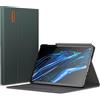 INFILAND Custodia per Galaxy Tab S9, cover con supporto multiangolare compatibile con il tablet Samsung Galaxy Tab S9 [Auto Wake/Sleep], verde notte