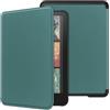Kepuch Custer Cover per Kindle Paperwhite 12th 2024, Paperwhite Signature Edition 12th, Colorsoft Signature Edition 1st,PU-Pelle Case Custodia - Verde