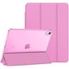 FINTIE Cover Custodia per iPad (A16) 11ª/10ª Gen 11/10.9, Lilla Rosa | Cover Tri-Fold Sottile e Leggera con Retro Semi-Trasparente, Supporto Stabile, Funzione Auto Sveglia/Sonno, Anti-Impronta