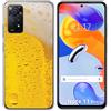 Tumundosmartphone Cover Silicone per Xiaomi Redmi Note 11 Pro/11 Pro 5G Disegno Birra Disegni