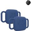 Generic Confezione da 2 custodie protettive per portachiavi ATUVOS in silicone anti-smarrimento, resistenti ed eleganti, impermeabili, anti-caduta, colore blu