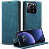 Phernykas Cover per Xiaomi 13T/13T Pro, Flip Libro in Pelle Premium, Wallet Case con Porta Carte, Portafoglio Case Chiusura Magnetica, [Carta Fessura][Antiurtoo][Cavalletto] Custodia per 13T,Blu-verde