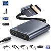 Truhuova Adattatore da HDMI a USB C, 4K 60Hz, convertitore unidirezionale da HDMI a USB-C con alimentazione extra per occhiali AR, XREAL Rokid, Viture, RayNeo, monitor portatile, proiettore PS5