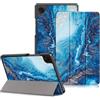 DINGGUAGUA Custodia per Samsung Galaxy Tab A9 8.7 Pollici SM-X115 Tablet, Ultra-sottile Cover con Funzione Supporto,Onde