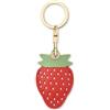 AXFEE Airtags Portachiavi in PU Pelle, Porta Air Tag per GSP Apple-Fragola | Airtag Cover per Chiavi Zaini e Animale, Portatile, Anti-graffio, Mantiene un Segnale Forte