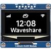 Waveshare 1.54inch OLED Display Module(White Display Color), 128 x 64 Resolution, SPI / I2C Communication, compatible with Raspberry Pi/STM32/ESP32/Jetson Nano