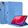 Succtopy Cover Compatibile con Lenovo Idea Tab 11 Pollici 2025 TB-336ZU TB-336FU Cover in Pelle PU con 360 Gradi di Rotazione Custodia Protettiva con Porta Penna per Lenovo Idea Tab 11 Blu