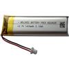 AOLIKES Batteria di ricambio da 3,7 V 1400 mAh per fotocamera d'azione Sena PRISM TUBE 4.0 - PT10-01, SP53