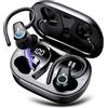 Witfoam Cuffie Bluetooth Sport Auricolari Wireless Bluetooth 5.3, Cuffiette con 4 Microfoni ENC HD, Autonomia 50H, Audio Stereo HiFi 3D, IP7 Impermeabili, Display LED, Ricarica Rapida USB-C, Android iOS