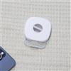 Generic Gestione cavi retrattile, piccolo organizer per cavi con supporto per caricabatterie, USB, portatile, per auricolari, cavi di ricarica, casa, ufficio, viaggi (bianco)