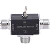 Zunate Interruttore Coassiale Prosciutto CB a 2 Vie, Splitter Antenne a 2 Vie 100w Connettore SO239 da 1 a 30 MHz CB HF VHF UHF Radio per Radioam
