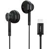 TRILINK Auricolari USB C con Microfono, Hi-Res Tipo C Cuffie compatibile con New iPad Pro/MacBook Pro,Huawei P40/P30/Pro/Mate20/10,Xiaomi10/mi9/8/mix,Google Pixel,OnePlus8/pro, HTC Plus,Essential