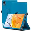 Envibe Custodia per Teclast T70 14 Pollici, Cover Tablet Teclast T70, Copertura Protettiva Pieghevole con Supporto per Matita e Cinturino da Polso, Protezione Completa. (Azzurro)