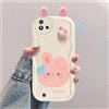 hdqICase Custodia Cartone Animato 3D Compatibile con Realme C11 2021/C20 | Cover TPU con Bordi Curvi Antiurto,con Simpatici Conigli,Rane e Orsi