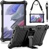 KATUMO Custodia in Silicone Compatibile con Samsung Galaxy Tab A7 Lite 8.7 Pollici 2021 (SM-T220/T225/T227) - Gomma Morbida con Penna Stilo e Tracolla per Bambini