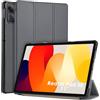 WD&CD Custodia Compatibile per Xiaomi Redmi Pad SE 11, Ultra Sottile Smart Pelle Cover con Sonno/Sveglia la Funzione Compatibile per Redmi Pad SE 11 Tablet - Grigio