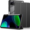 Yiernuo Custodia per Xiaomi Mi Pad 6/Mi Pad 6 Pro 11 Pollici Tablet,Traslucido Cover con Funzione Supporto e Auto Sveglia/Sonno,Nero