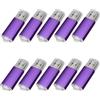 Fenglangrong Yaxiny - 10 chiavette USB 2.0 Viola 128MB