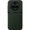 Kepuch Cover per Realme 14 Pro+ 5G - Custodia Case Piastra Metallica Incorporata Litchi Grano - Verde