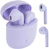 FOREVER Setty Cuffie senza fili Bluetooth 5.0 TWS Wireless Earphone Auricolari Auricolari Stereo Ricarica Wireless e Custodia di Ricarica Portatile per Android, iPhone, Samsung, Huawei (Viola)