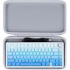Peyyargo Duro Protettiva Custodia Compatibile con AULA F75 / F75 PRO / F75 Max/AJAZZ AK820 / Redragon K673 Pro/YUNZII B75 Pro/CORSAIR K65 PLUS 75% Tastiera Meccanica (Grigio)