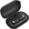 Baigstar BS90 Auricolari sportivi, Super Bass, Oltre 100 ore di riproduzione, Wireless, Audio nitido, Resistente al sudore/acqua, Bluetooth, Cancellazione del rumore, Custodia di ricarica USB-C 2023