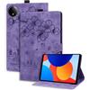 Succtopy Custodia per Xiaomi Redmi Pad SE 8.7 Pollici 2024 Cover Protettiva con Funzione di Supporto Redmi Pad SE Custodia in Pelle PU con Portapenne per Xiaomi Redmi Pad SE 8.7 2024 Viola