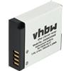 vhbw batteria compatibile con Panasonic Lumix DC-GX800K, DC-GX800, DC-GX850, DC-GX880 fotocamera (600mAh, 7,2V, Li-Ion), infochip