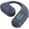 Plyisty Auricolare Bluetooth, Auricolare Earphone Singolo con Design per gli Auricolari, Cancellazione del Rumore, Headphone a Mani Wireless per Camionista, Autista, Business (BLUE)