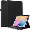Aswant Cover Galaxy Tab S6 Lite 2020/2022 Custodia a Portafoglio Slot per Schede Flip Tablet Custodie con Porta Penna per Samsung Tab S6 Lite 10.4 SM-P610/SM-P615/P613/P619 Fiore Mandala Nero