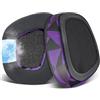 SOULWIT Cuscinetti Auricolari Rinfrescanti per Corsair Void - Viola Nero