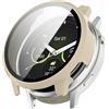 Generisch Custodia rigida con pellicola protettiva compatibile con Garmin Venu 4 41 mm, protezione totale antigraffio, antigraffio, antipolvere, ultra sottile, per Garmin Venu 4 (beige) da 41 mm
