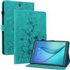 LMFULM® Custodia per Samsung Galaxy Tab A SM-T550 / T555 (9,7 pollici), in pelle PU, con funzione di supporto, colore: Verde