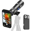 APEXEL Obiettivo zoom 20-60X con custodia integrata per iPhone 17 Pro Max - Teleobiettivo zoom professionale