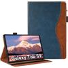 CASAFUNY Cover per Samsung Galaxy Tab S9 2023 (SM-X710/X716B/X718U) Custodia Protettiva Case in Pelle PU con S Pen Holder Supporto e Slot per Scheda per Samsung Galaxy Tab S9 11 Pollici, Blu