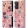 Head Case Designs Carlino Unicorni Spaziali Custodia Portafoglio in Pelle Compatibile con Galaxy A52 / A52s / 5G (2021)