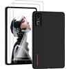 NUCNOK Cover per RedMagic Astra Gaming Tablet (9,06 Pollici) + [2 Pezzi] Pellicola Vetro Temperato,Silicone Custodia Scrub Molle di TPU Morbido AntiGraffio AntiCaduta Case(Nero)