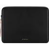 Comfyable custodia tablet compatibile con iPad Air 13 pollici M4 2026, iPad Pro 13 pollici M5, Smart/Magic Keyboard, porta penna, case PU idrorepellente, nero martellato