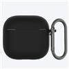 Generic Custodia protettiva per cuffie AirPods 4/custodia in silicone per cuffie Bluetooth, colore nero