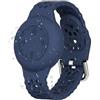 Sichy Bambini Impermeabile per Bracciale Airtag, Silicone morbido regolabile a copertura totale, portalampada leggero GPS compatibile con Apple Airtag Band per bambini