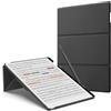 MoKo Custodia con supporto per reMarkable Paper Pro 2024 da 11,8, Nero | Custodia Pieghevole in Pelle Premium con Portapenne e Spegnimento/Riattivazione Automatica per Remarkable Pro