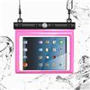 N NEWTOP Cover Impermeabile Universale WA04 per Tablet 7-8 Pollici Massimo 21x14cm, Custodia Subacquea Trasparente Plastica Borsa Tracolla Protezione Acqua Sabbia Pioggia Waterproof (Fucsia)