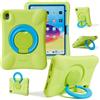 NLR FUN Custodia per iPad per Bambini, Copertura Antiurto per iPad Air M4 (2026) / M3 (2025) / M2 (2024) da 11 pollici, Protettiva Leggera a Tutto Corpo da Manico/Supporto Pieghevole (Verde + Blu)