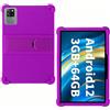 AKNICI Custodia Silicone per Blackview Tab60 WiFi/Blackview Tab60 Pro/TECLAST P30/ TECLAST P30T/ OSCAL Pad 80 WiFi Tablet 10 Pollici, Protettiva Cover con Supporto Integrato, Viola