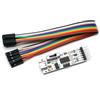 iiunius USB C to TTL Serial Adapter with FT232RL, 1.8V/2.5V/3.3V/5V Multi Level USB to UART Converter, TX RX CTS RTS DTR DSR DCD, 0V Low Level, ESD Protection, 3Mbps