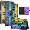 LSPCASA Custodia per Lenovo Idea Tab Plus 12,1 pollici 2025 TB361ZU TB361FU Custodia Lenovo Idea Tab Plus 12,1 in pelle PU Flip per scomparti per carte di credito con supporto per tablet Case Gatto