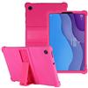 C/N Custodia per Lenovo Tab M10 HD 2nd Gen 10.1, Silicone Morbido Skin Leggero Custodia Protettiva per Bambini Supporto Cover per Lenovo Tab M10 HD Gen 2 10.1 inch 2020 TB-X306X/X306F, Rosa