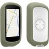 kwmobile Custodia Compatibile con Garmin Edge Explore 2 - Cover Navigatore Bici - Bumper Antiurto per Navigatore GPS - Silicone verde caledon