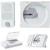 TINYL (タイノ) Tinyl Split Lettore CD Portatile 3 in 1 con Altoparlante Bluetooth Rimovibile, Sistema Audio Bluetooth Ricaricabile per Casa, Idea Regalo, Bianco Perla